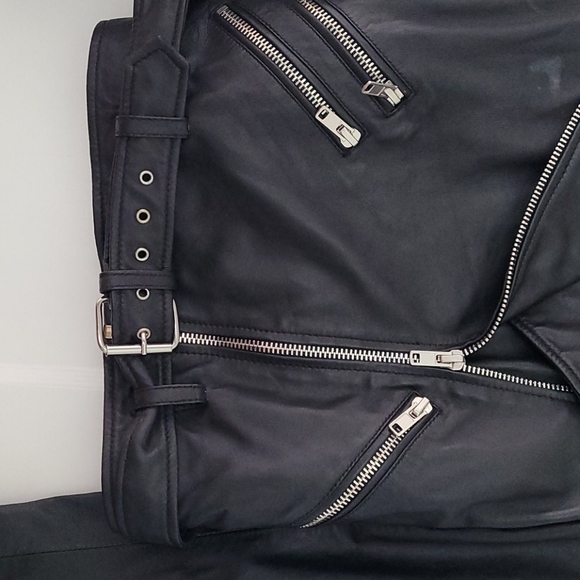 Walter Baker Allison Leather Moto Jacket S - Picture 4 of 8